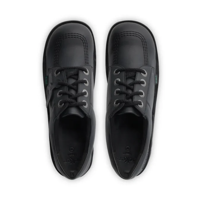 Youth Unisex Kick Lo Leather Alternative Black
