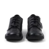 Youth Unisex Kick Lo Mix Mesh Leather Black