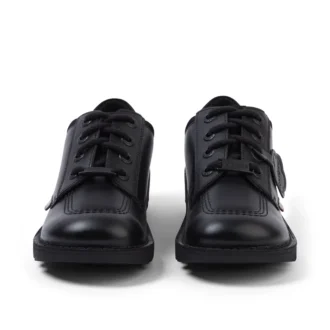 Youth Unisex Kick Lo Mix Mesh Leather Black